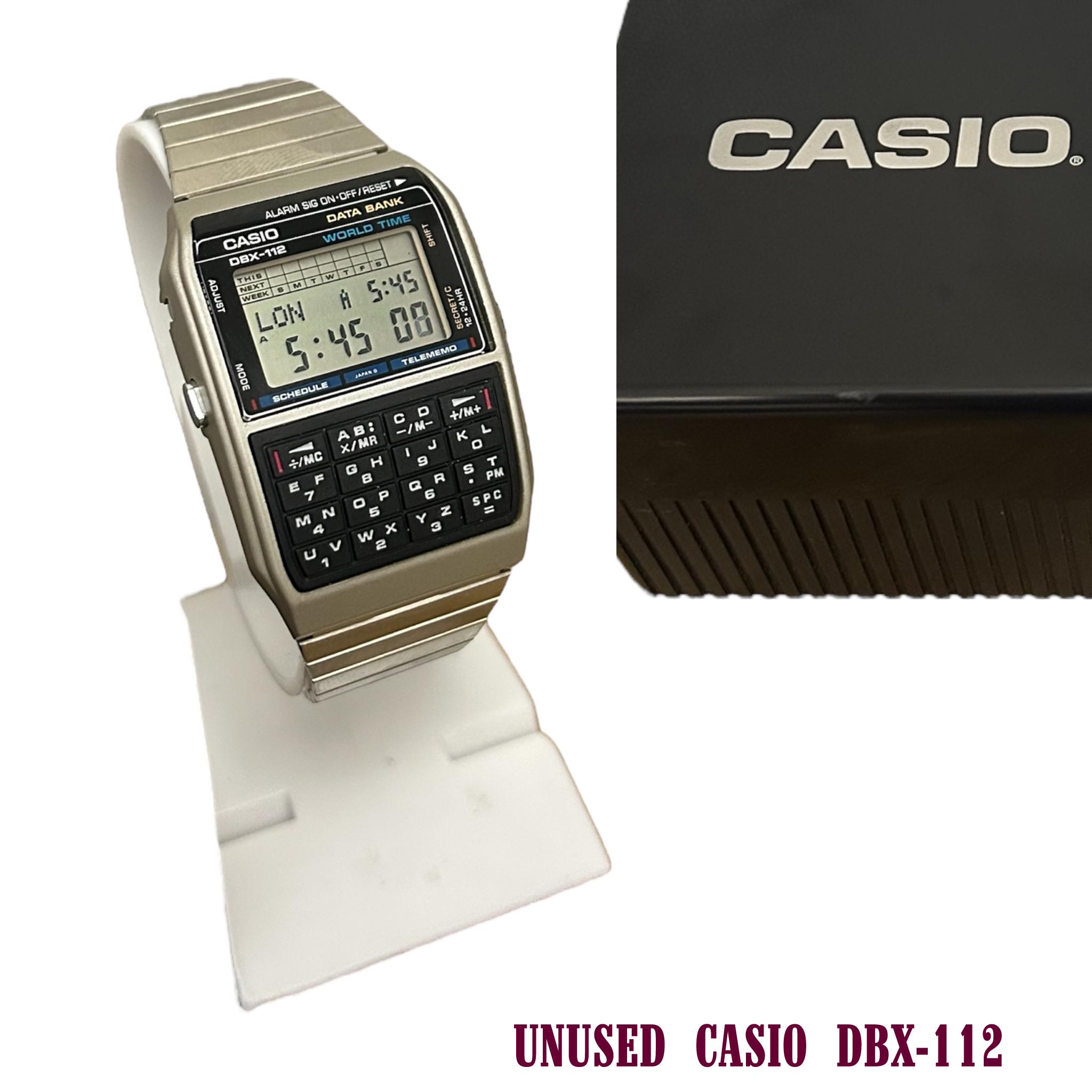 ONGEBRUIKT Casio Watch Databank DBX-112 retrohorloge voor
