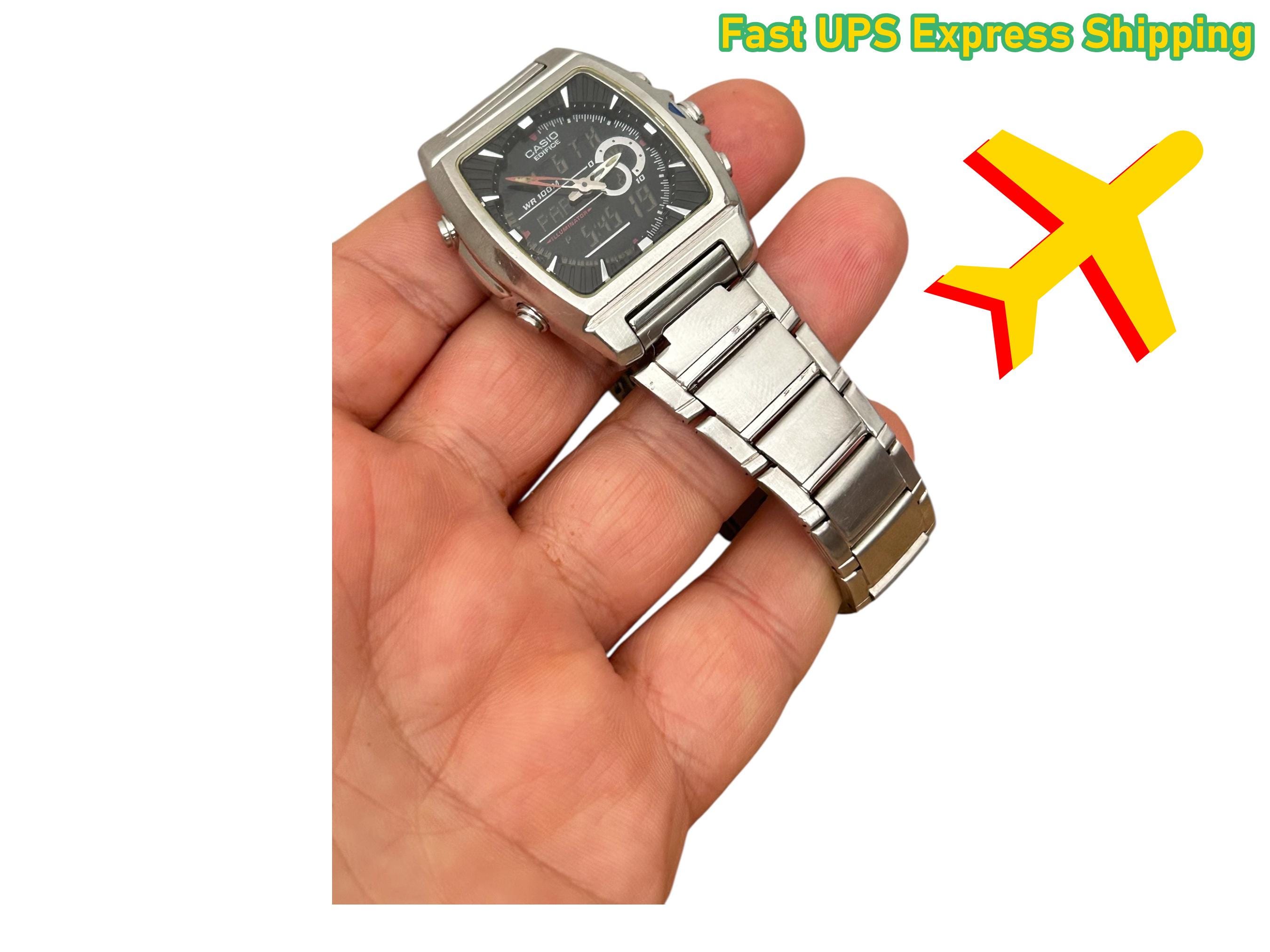 Casio Watch Efa-120 Analog, Digital: Ana-digi Edifice, Fast