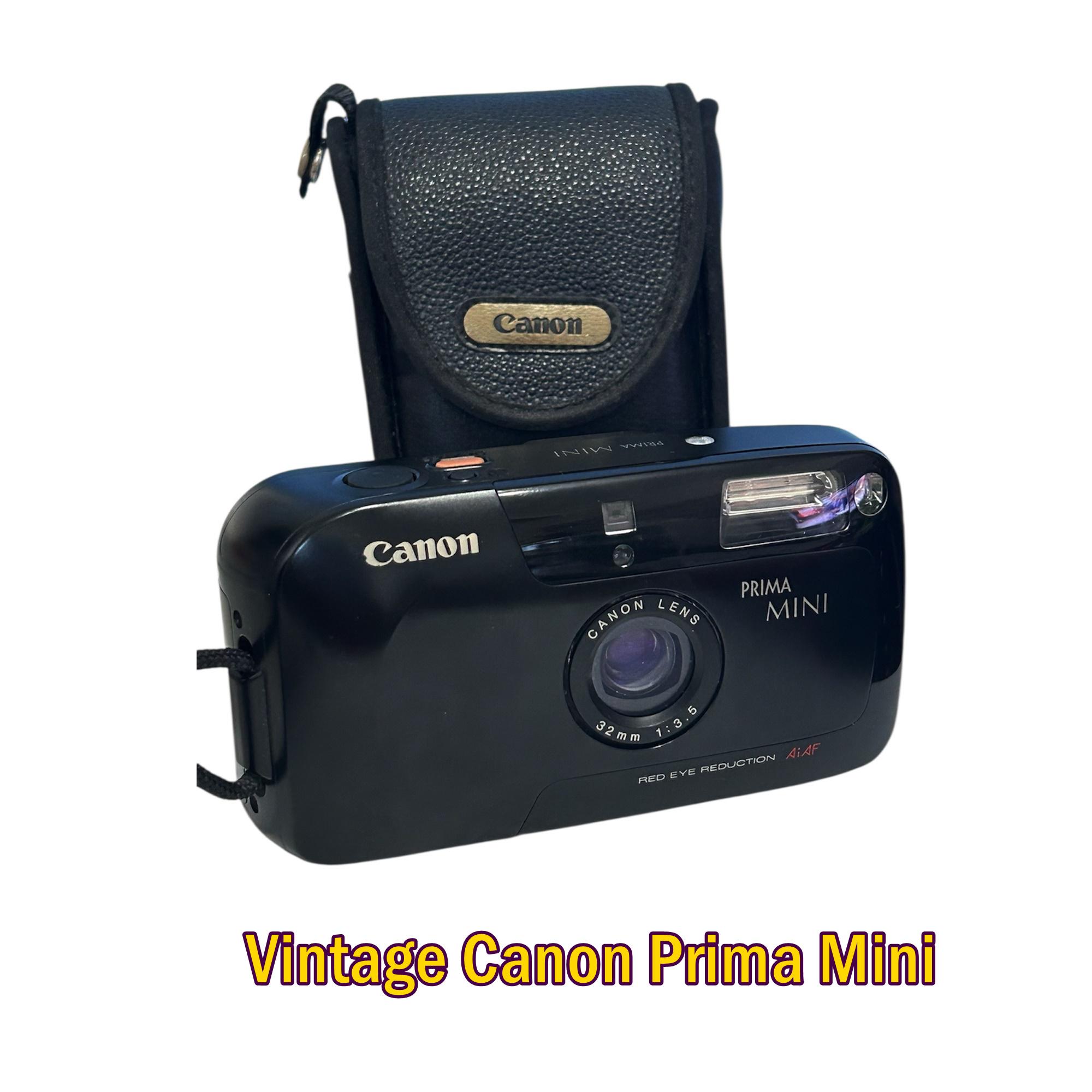 Vintage Canon Prima Mini Date, 35mm, Canon Film Camera, Prima