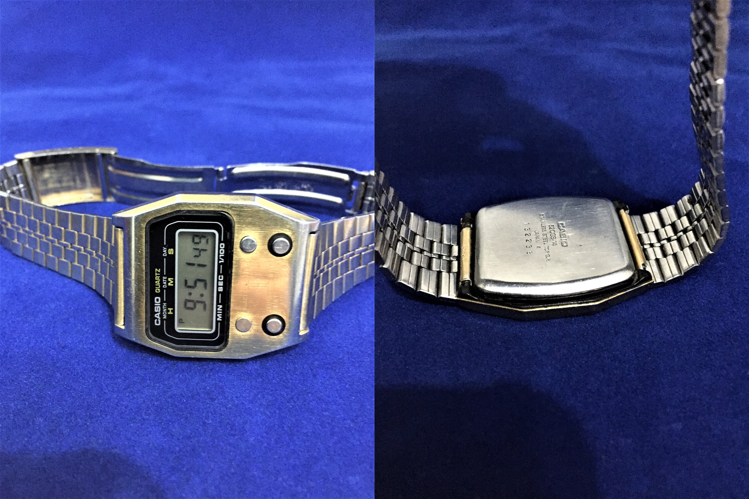 Vintage Rare Casio 52QGS-14 / Digital LCD Quartz Watch Vintage Rare Casio 52QGS-14 / Digital LCD Quartz Watch