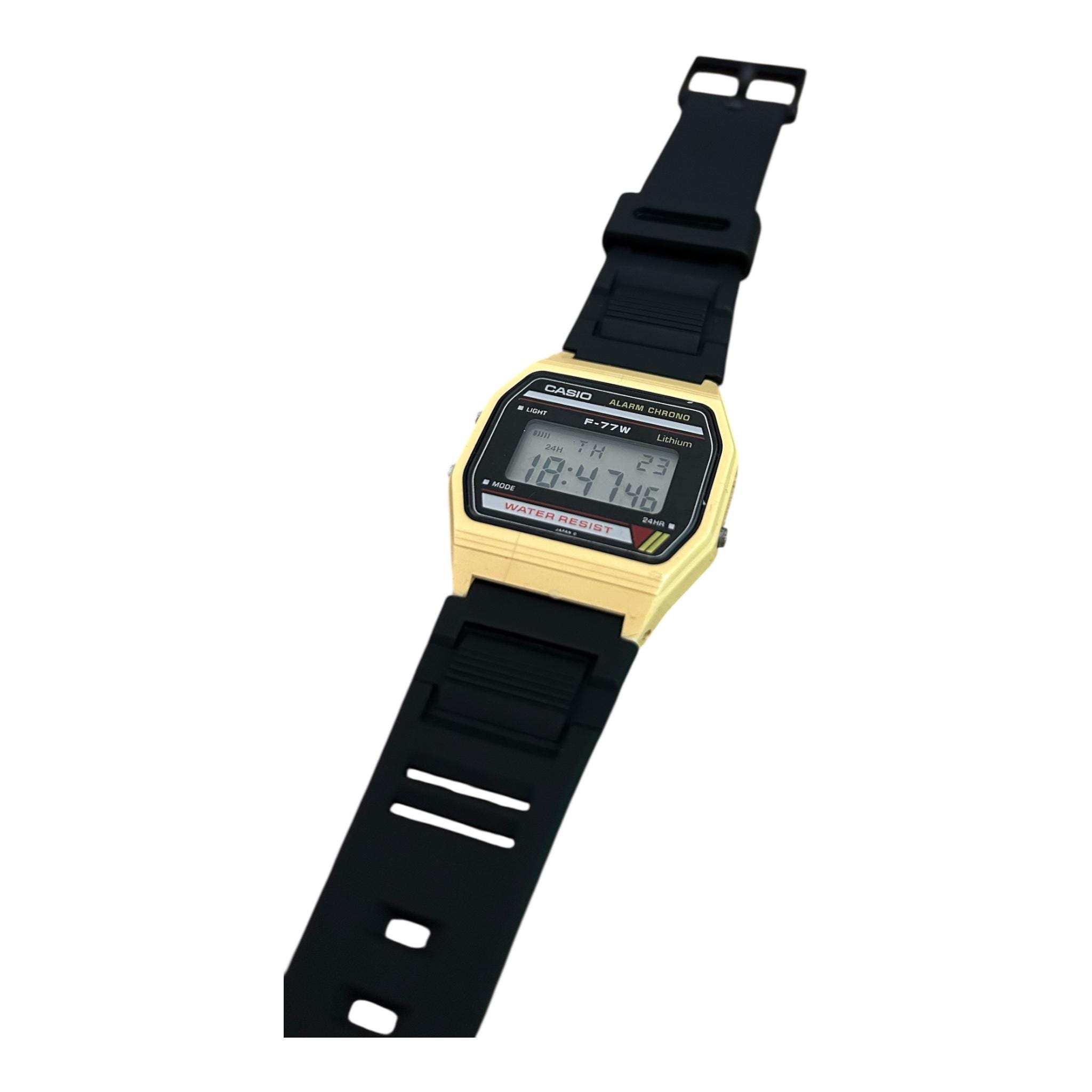 RARE COLOR Casio Quartz F-77W Digital Vintage Men's Watch 1980s
