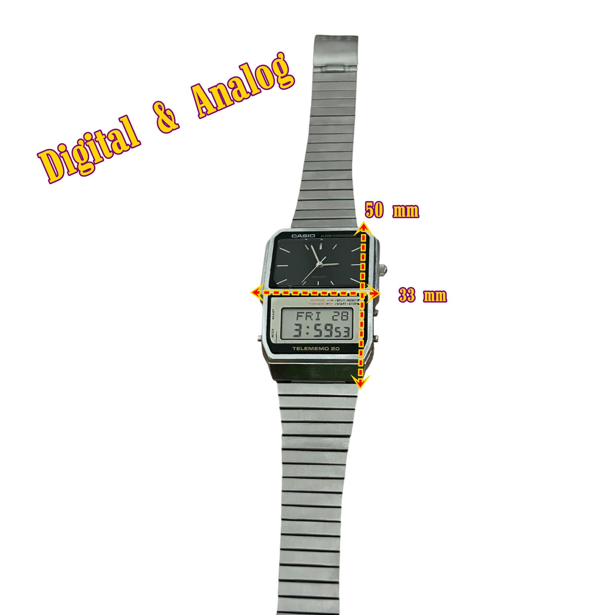 超レアなヴィンテージ カシオ AB-200 メンズ腕時計 1986年製 ホワイト