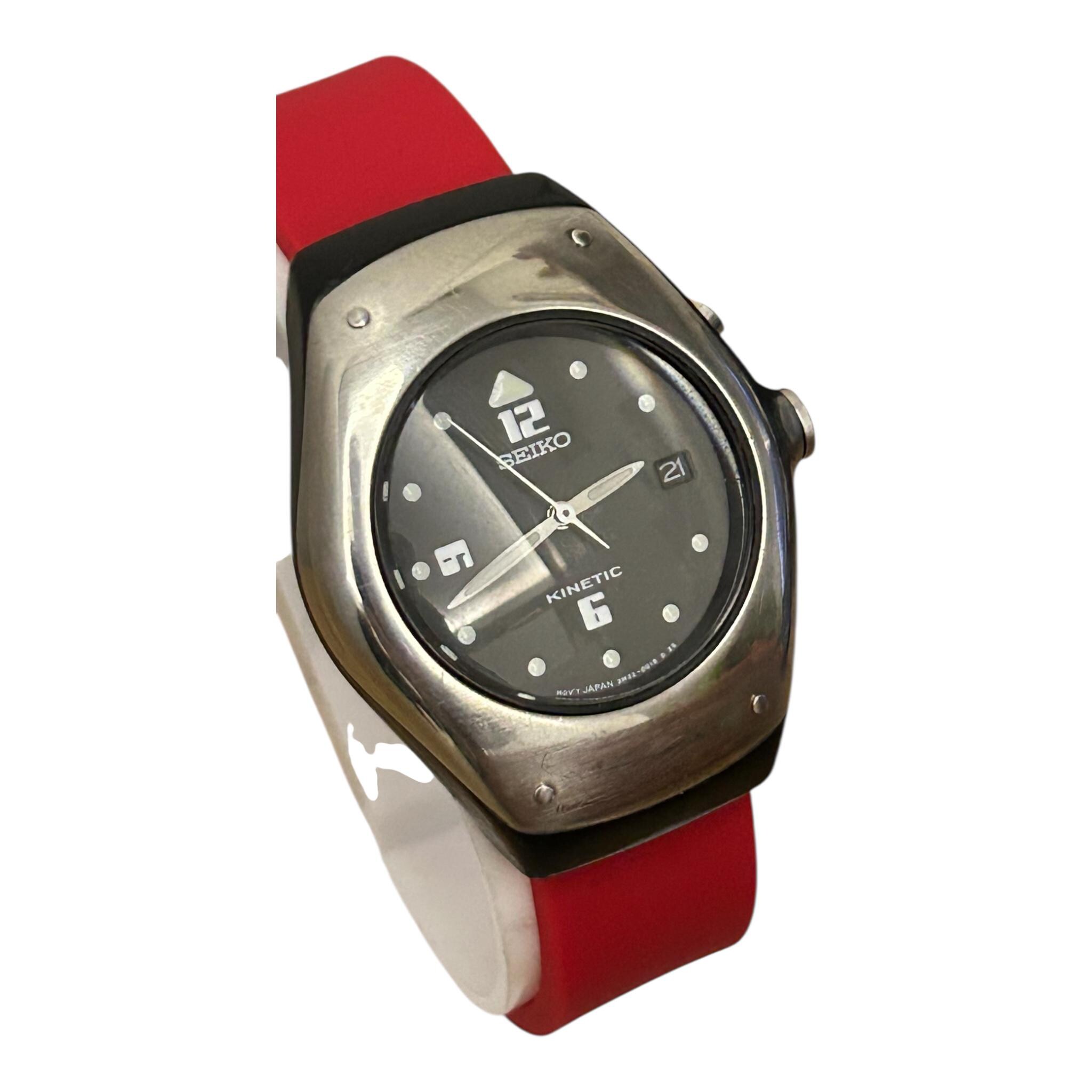 Vintage Seiko Kinetic 3M22-0D40 Watch Japan, Mens Gift, Garmin