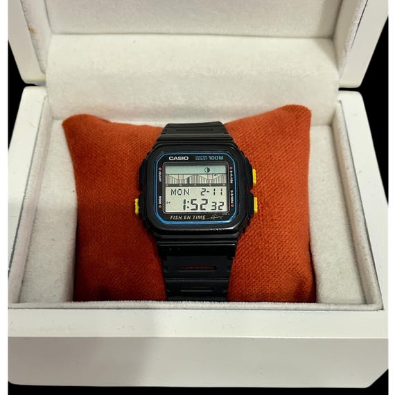 CASIO FT-100W FISH IN TIME カジキ VINTAGE CASIO FT-100W FISH IN TIME DIGITAL WATCH JAPAN 1989 RARE