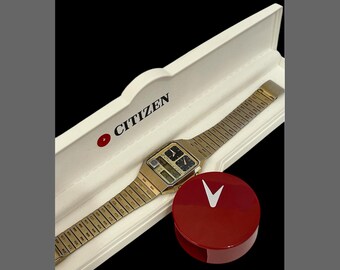 CITIZEN ANA-DIGI TEMP ゴールド腕時計 シチズン アナデジ テンプ 復刻 限定モデル 温度計 時計 CITIZEN