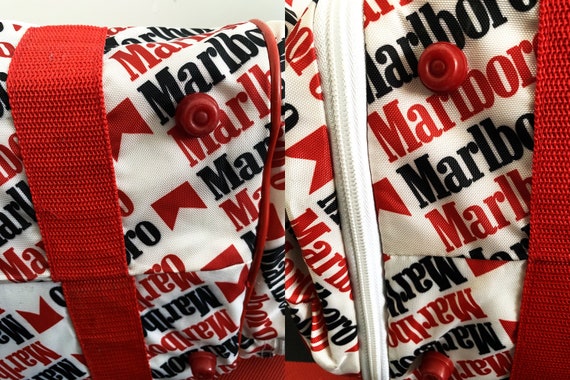 Unused Marlboro Vintage 1980, Vintage Marlboro, Red, Duffle, 1980