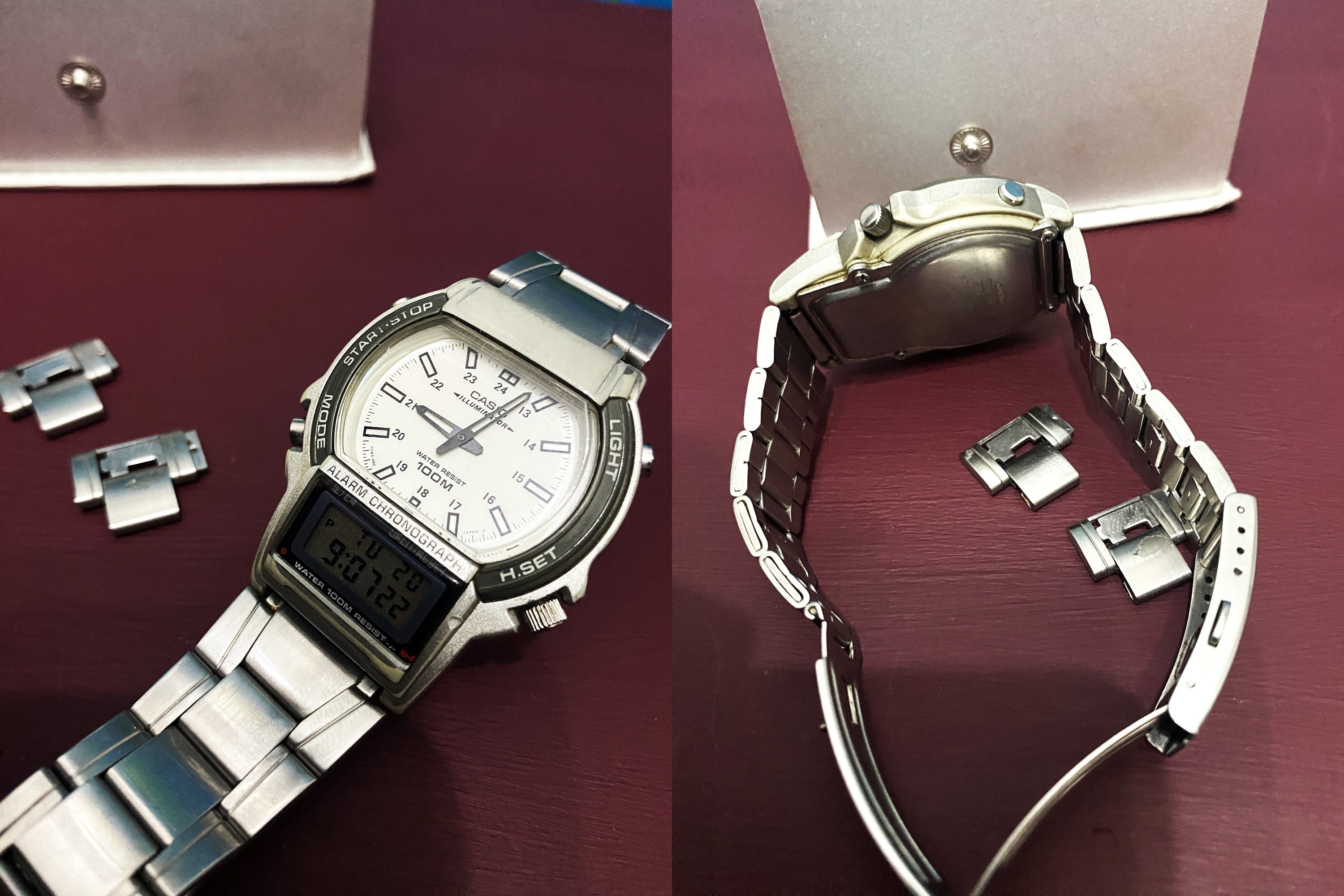 Casio AW-61 1750 Watch Analog Digital / Japan/ Chronograph Casio AW-61 1750 Watch Analog Digital / Japan/ Chronograph