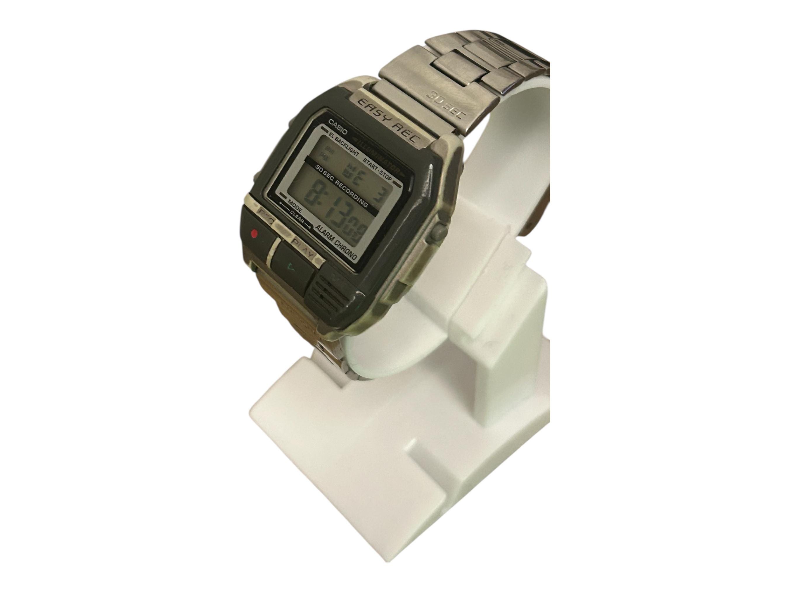 VERY RARE Casio A-V2 Alarm Chrono 30 Sec Recording Digi Japan