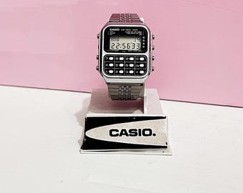 Casio CA-901 Black Model Game Calculator Watch Module 134 Very