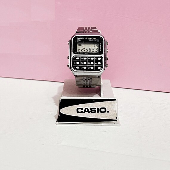 Casio CA-901 Black Model Game Calculator Watch Module 134 Very