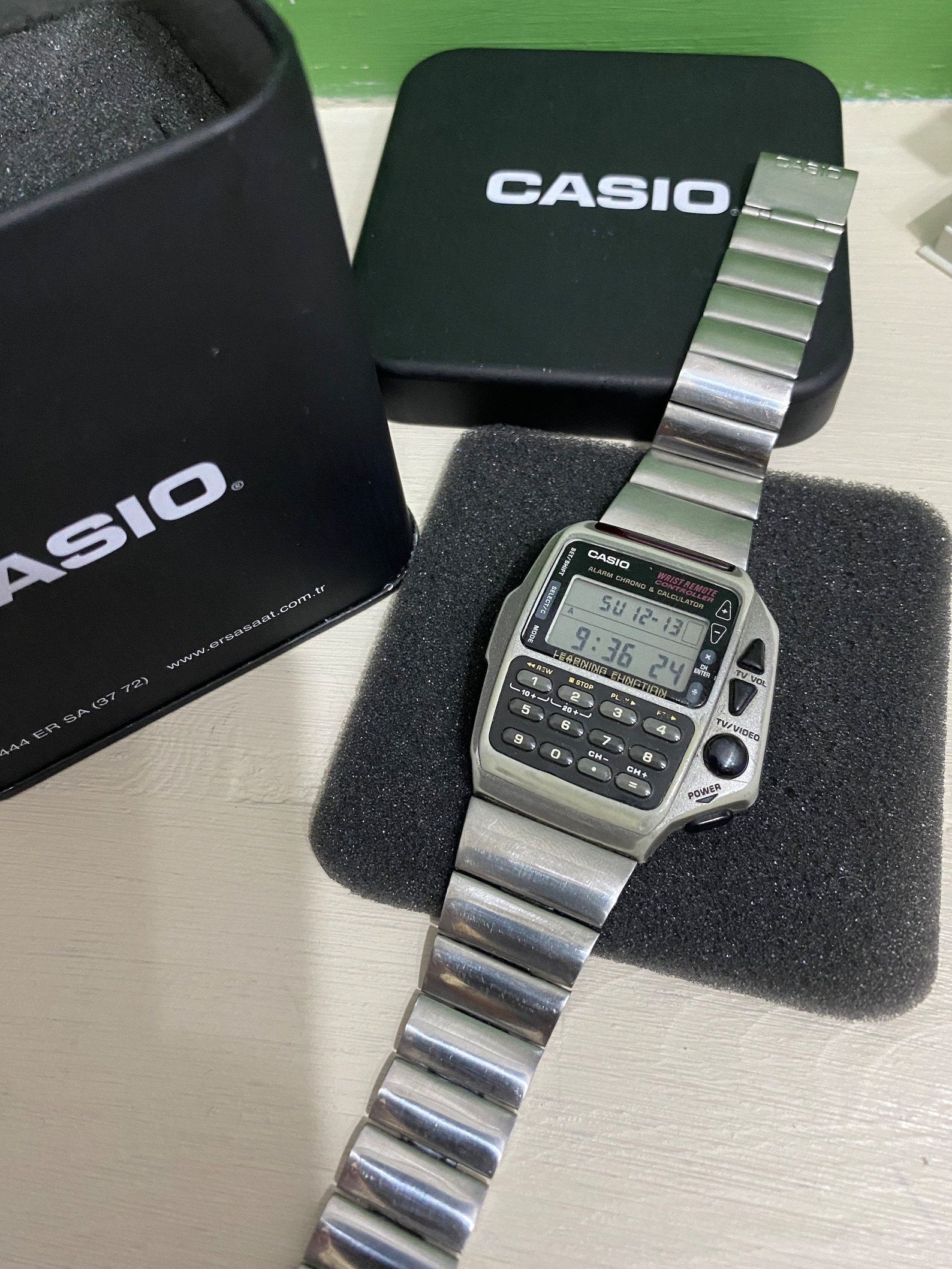 RETRO Casio CMD-40 Learning Tv Remote Control/ Modüle 1174 /steel Cord ...