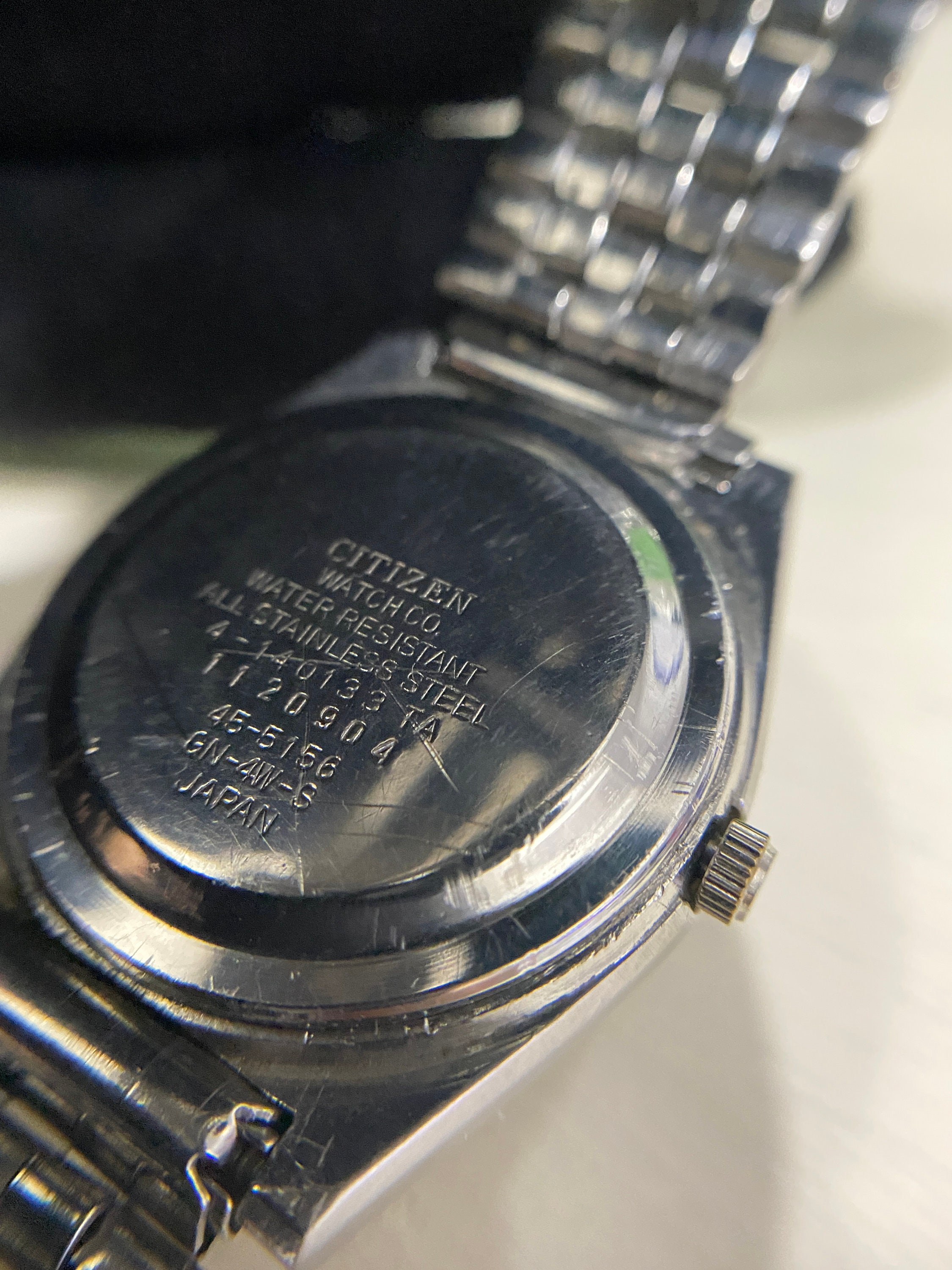 Vintage Watch Original Citizen 4-140133 TA GN-4W-S Quartz