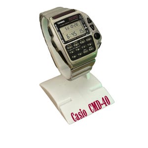 RETRO Casio CMD-40 Learning tv Remote Control/ Modüle 1174 /Steel Cord/ Digital wrist watch/Casio Watch Box/ Made in Korea