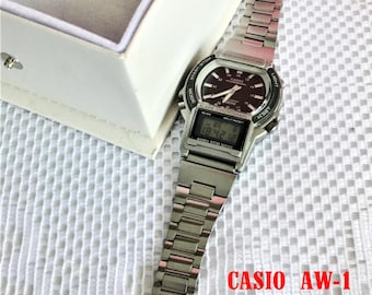 Casio AW-61 1750 Watch Analog Digital / Japan/ Chronograph