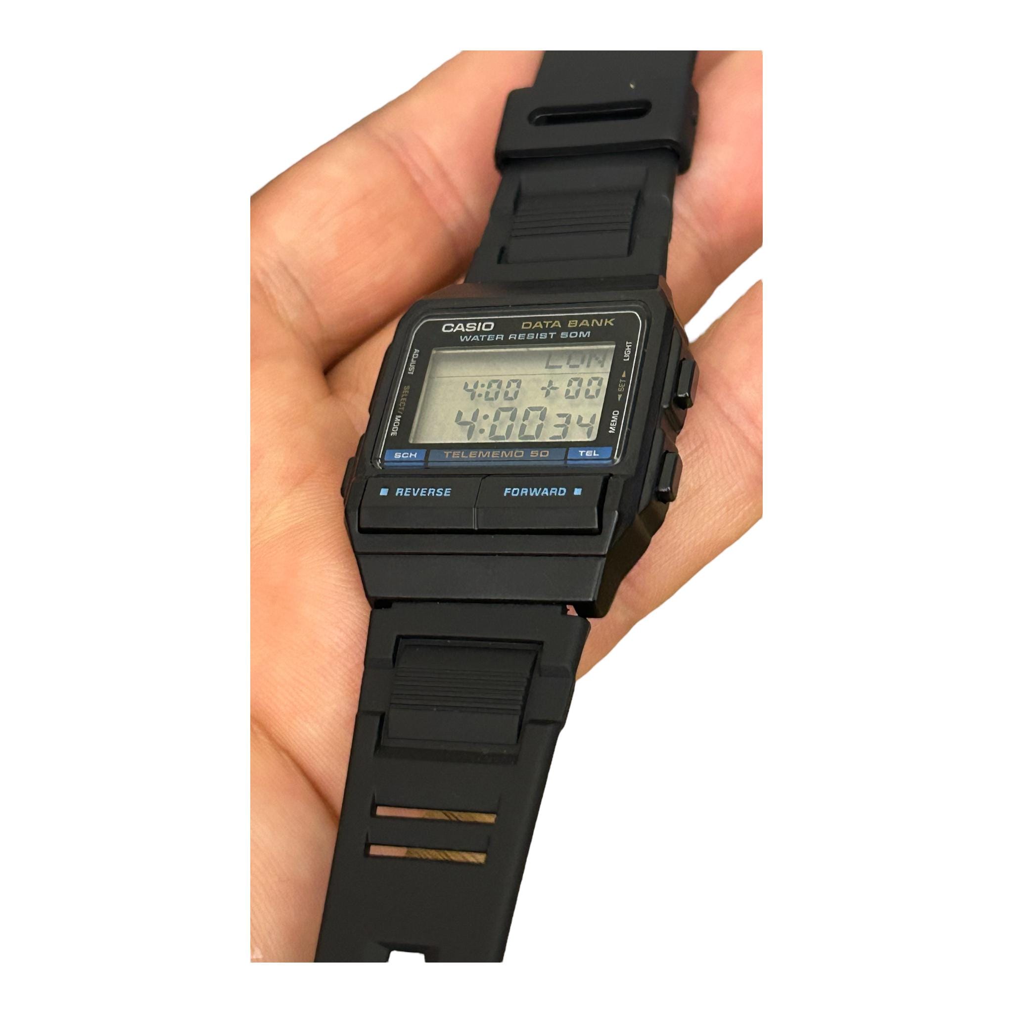 UNUSED Vintage Rare CASIO Databank 50 DB-55W/ Very Good Condition