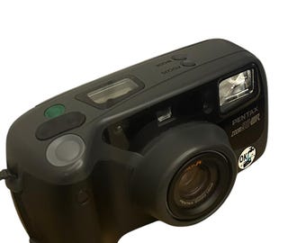 Pentax Zoom 90-WR 35mm Point and Shoot Film Camera With Case - Etsy