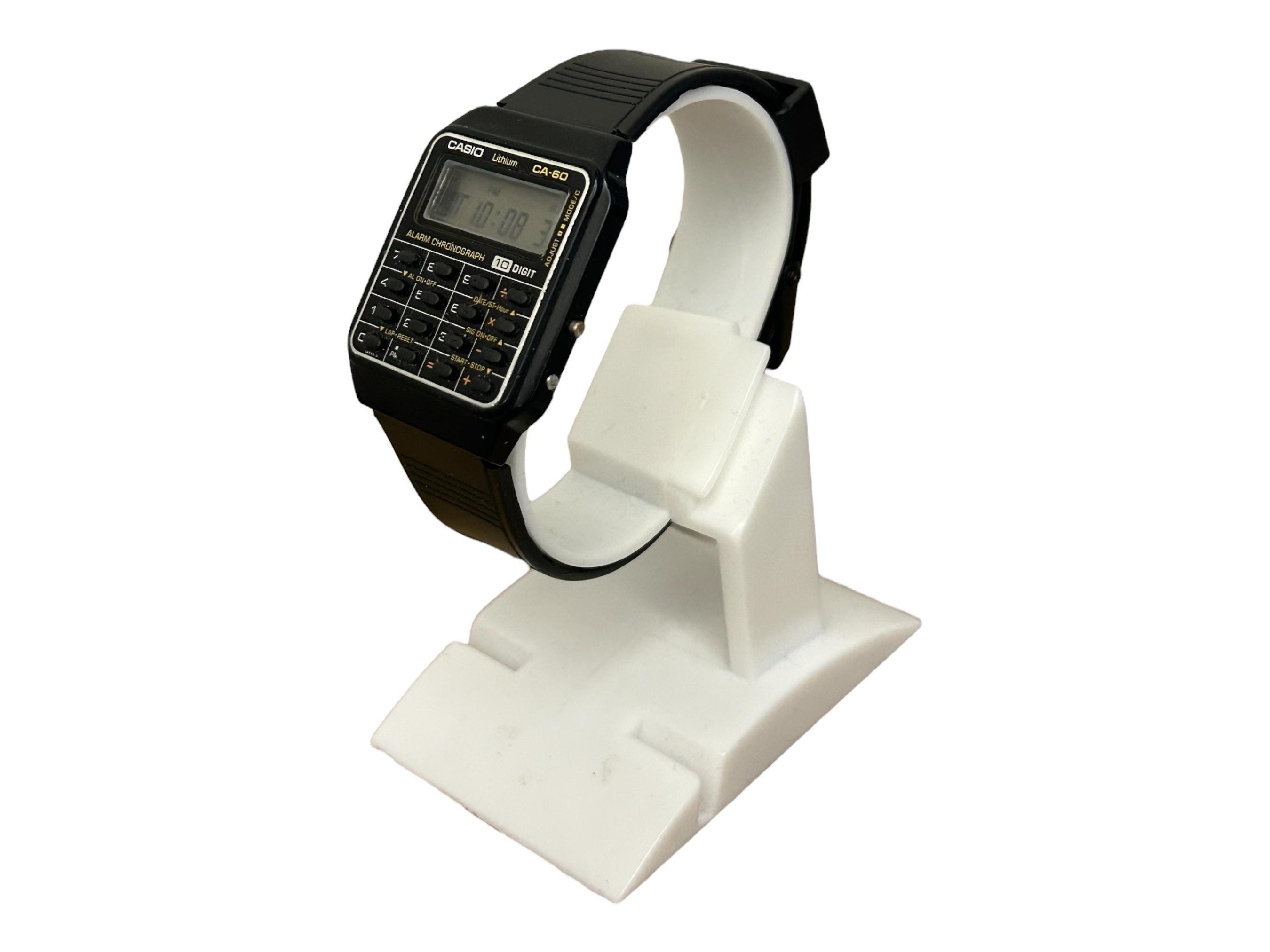 Rare Casio Ca-60 Watch Collectible Japan 10-digit : Mod 481, 1980s 