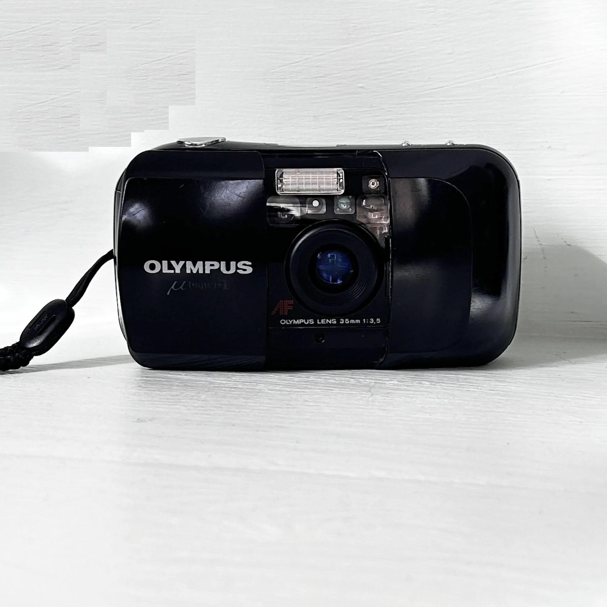 Olympus Mju-1 35mm Film Camera With Original Leather Case