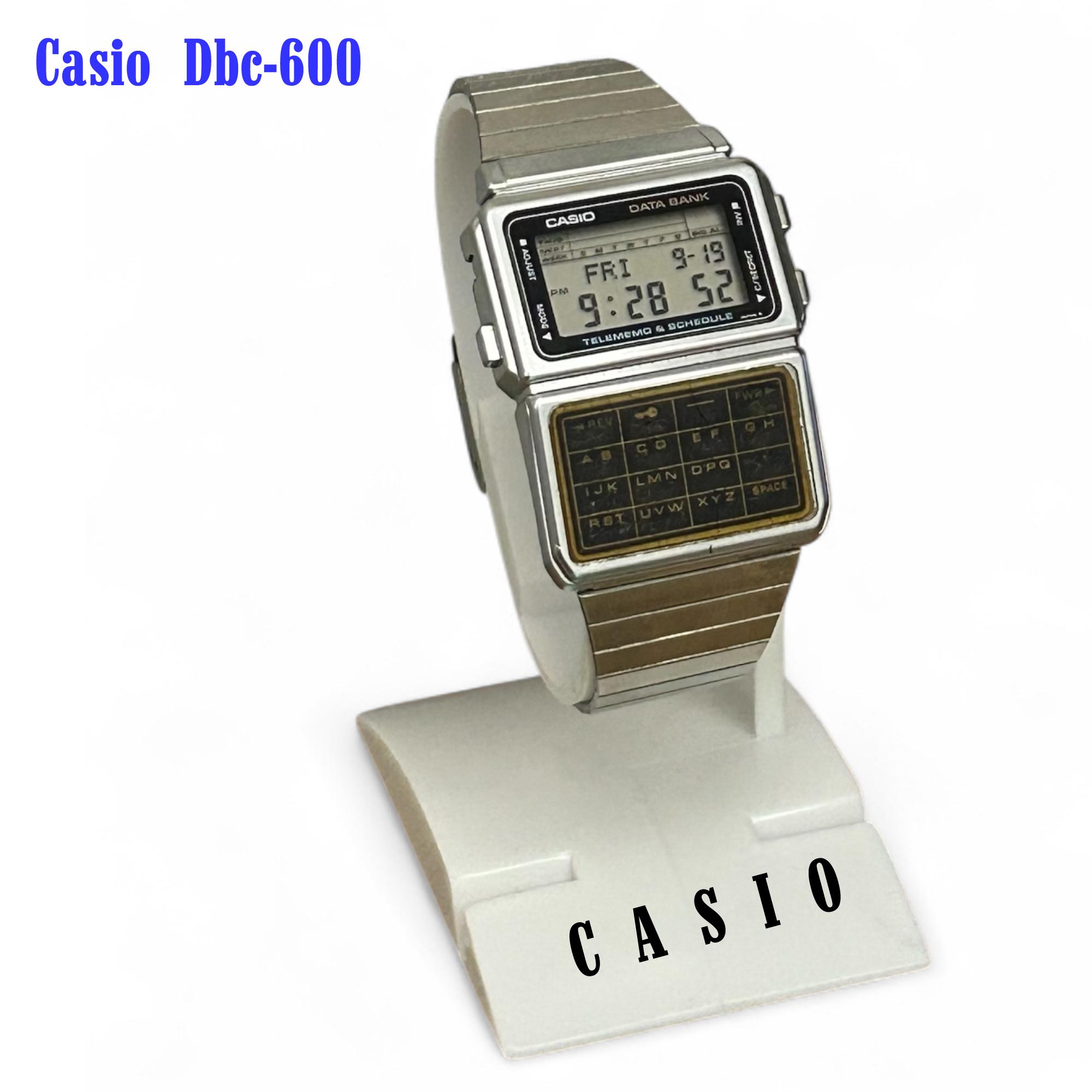 ヴィンテージ カシオ DBC-600 データバンク/電卓 Mod;563/希少で非常に