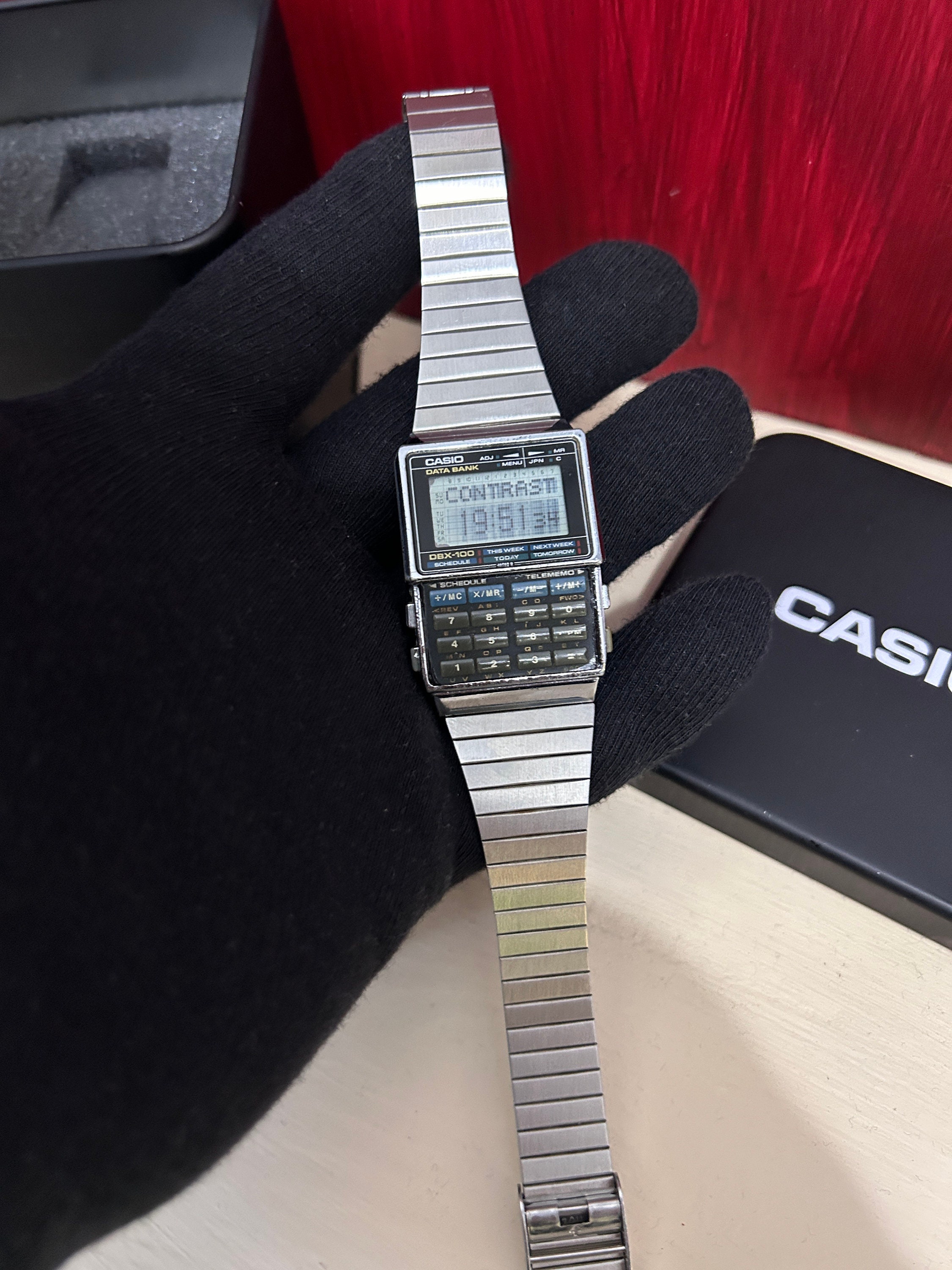 RARE Retro Casio Calculator Watch DBX-100 Mod 261 Japan