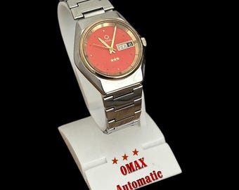 Vintage Omax Automatic Watch 3 Star, 25 Jewels Swiss Made Collectible