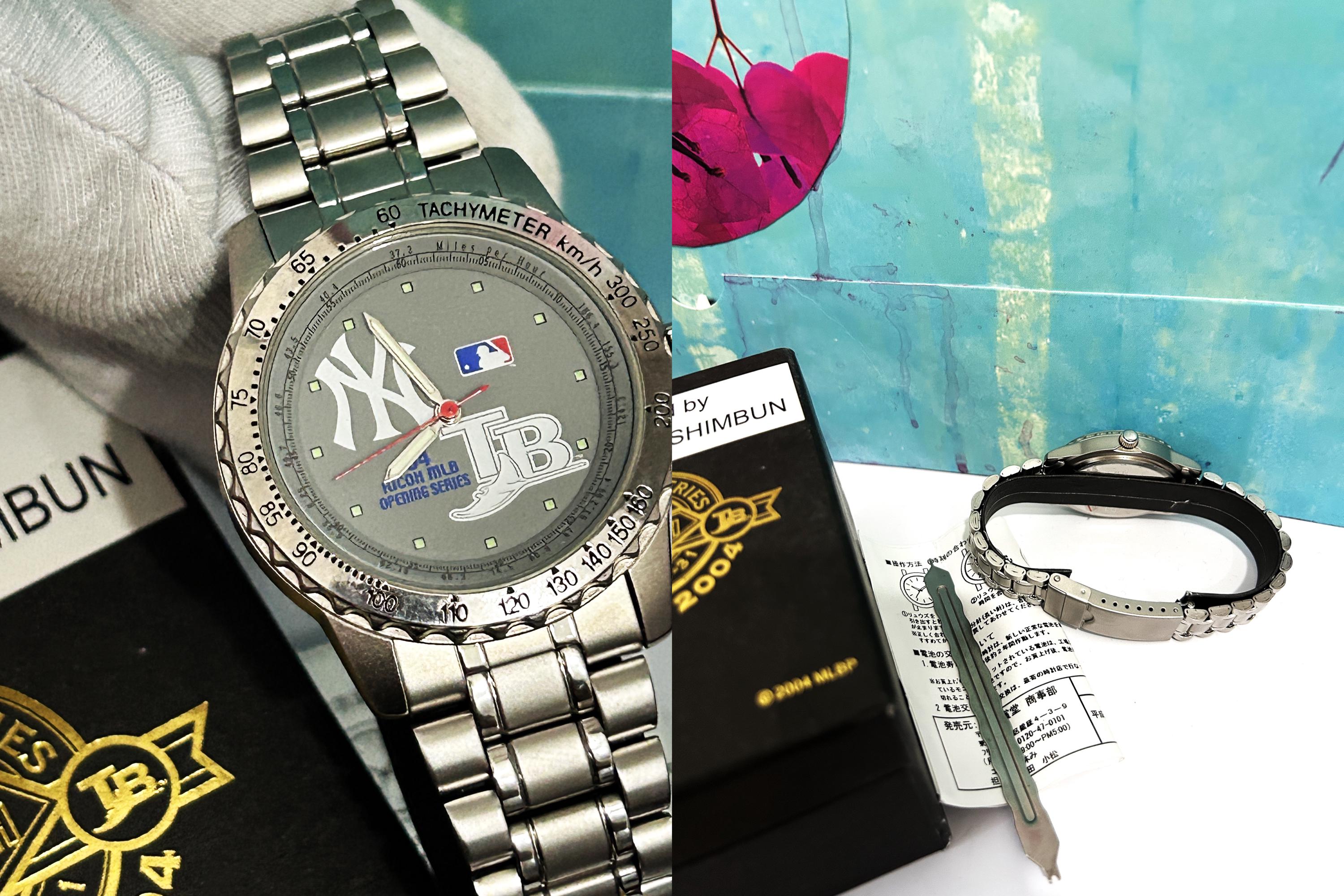 応援金】メジャーリーグ 2004年 腕時計 RICOH ふらつく MLB ヤンキース 