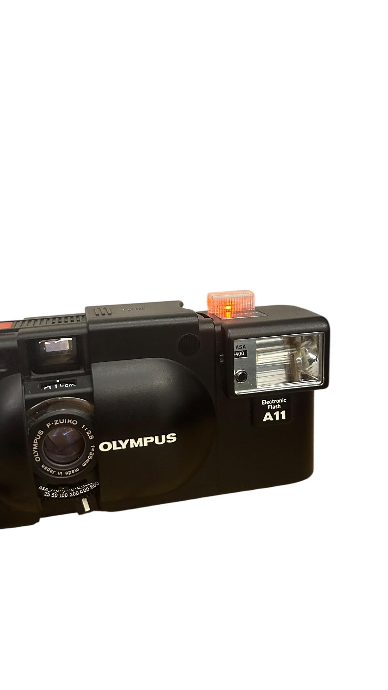 OLYMPUS XA A11フィルムカメラ Olympus XA 35mm Film Camera with A11 Flash, Retro Point-and