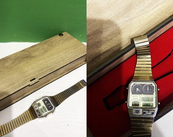 80's CITIZEN ANA-DIGI TEMP ヴィンテージ Citizen ANA DIGI TEMP Watch - The Classic Retro 80s Watch