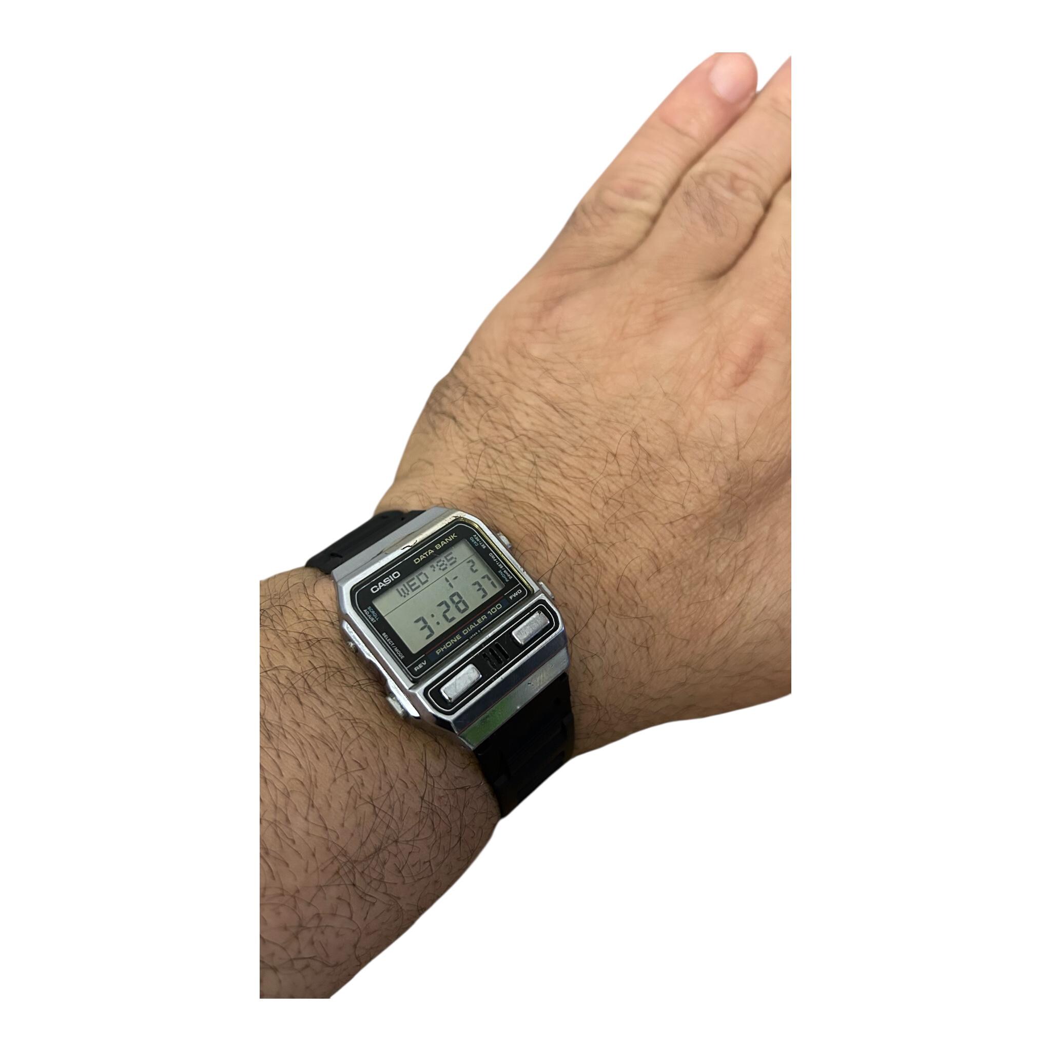 Data Bank Casio DBA-910 VERY RARE/ Phone Dialer Japan Men Wrist