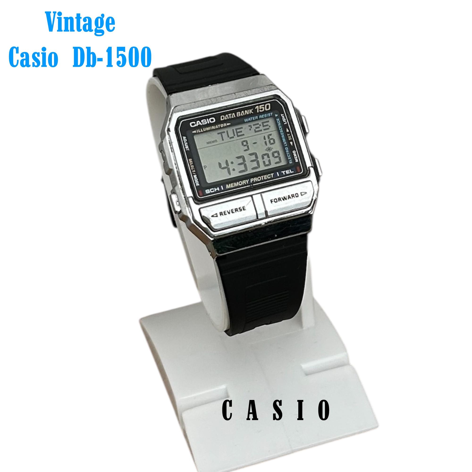Vintage Casio Databank Db-1500/ From Japan/ Very Good