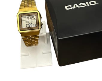 RARE Casio 50QS-17 3 BUTTON Led Digital Watch Fully Working Japan