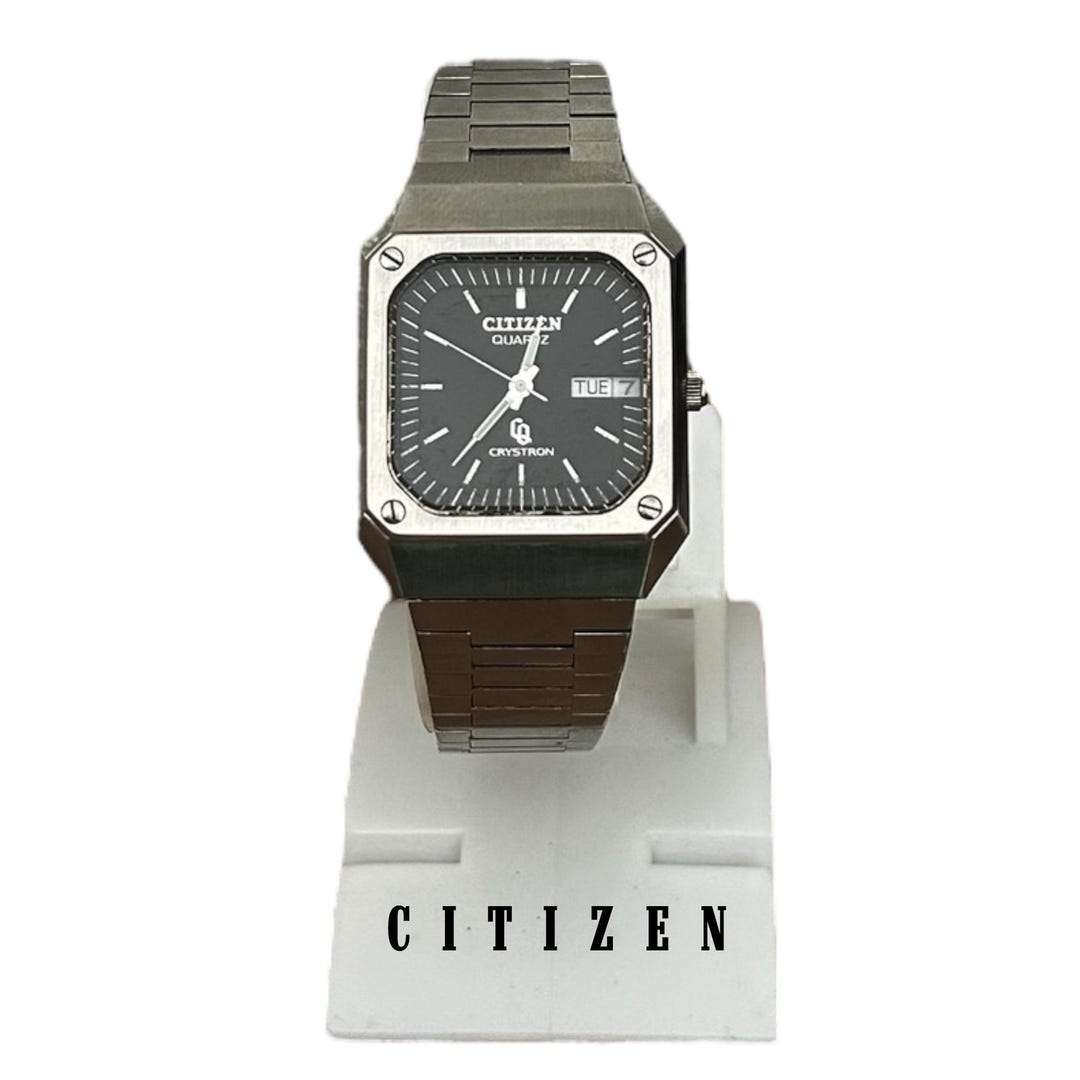 CITIZEN CRYSTRON al quarzo vintage Classico anni '70 Ottime