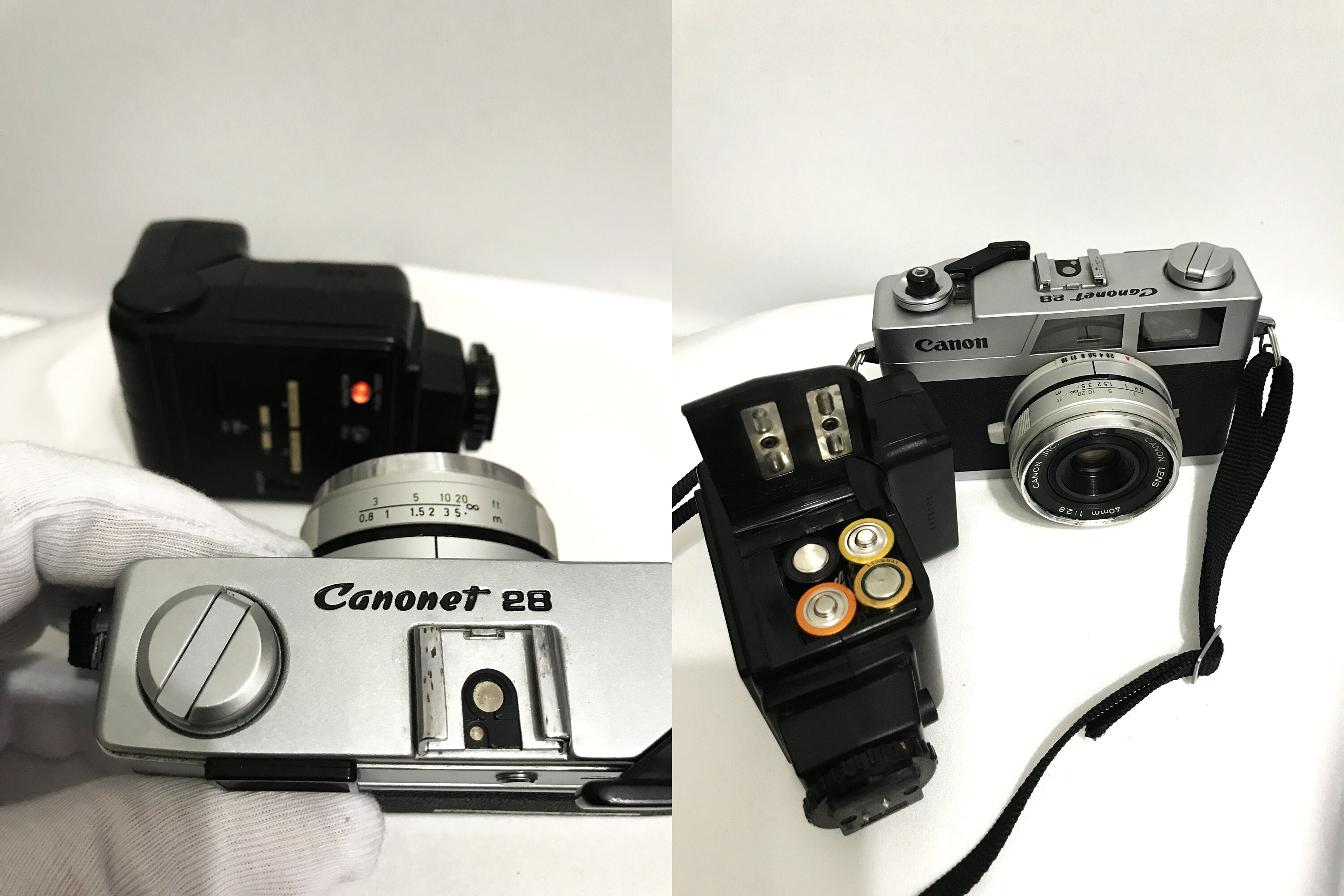 ビンテージ Canon Canonet 28 35mm レンジファインダーフィルムカメラ