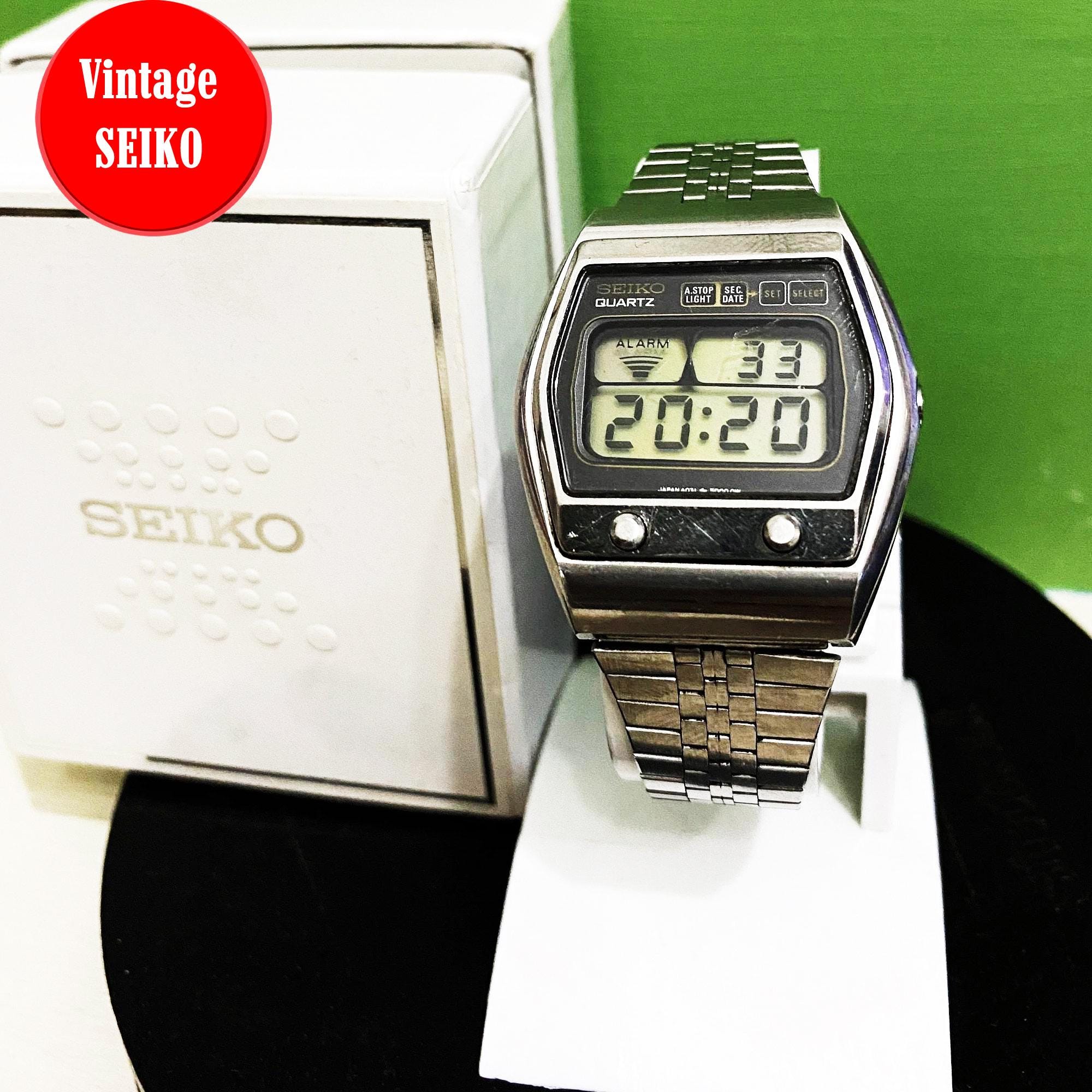 ホット セールの通販 RARE LC Steel Stainless Quartz A031-5000/ Seiko Vintage 時計