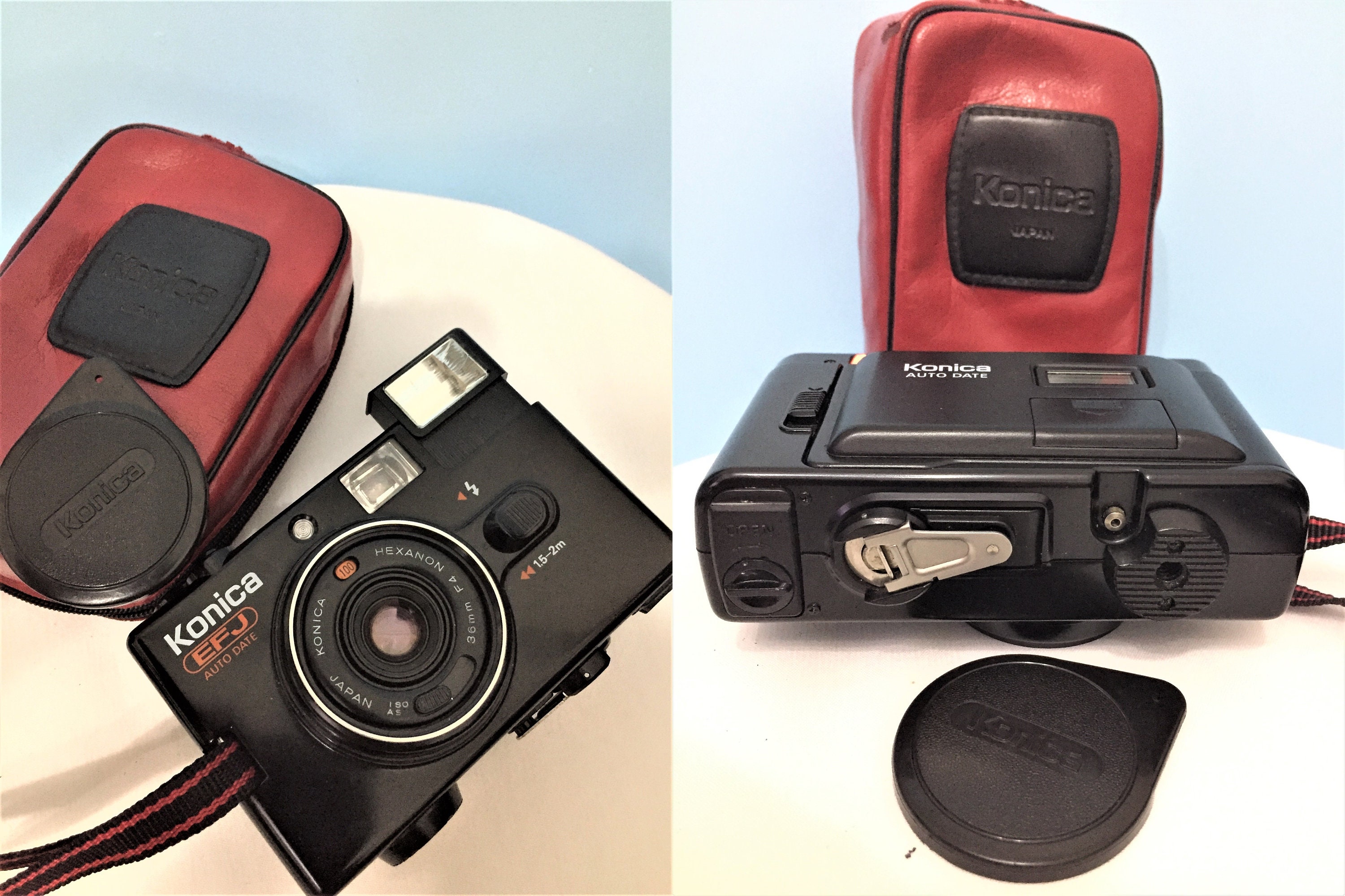 Konica EFJ Black Auto Date Point & Shoot Film Camera FROM