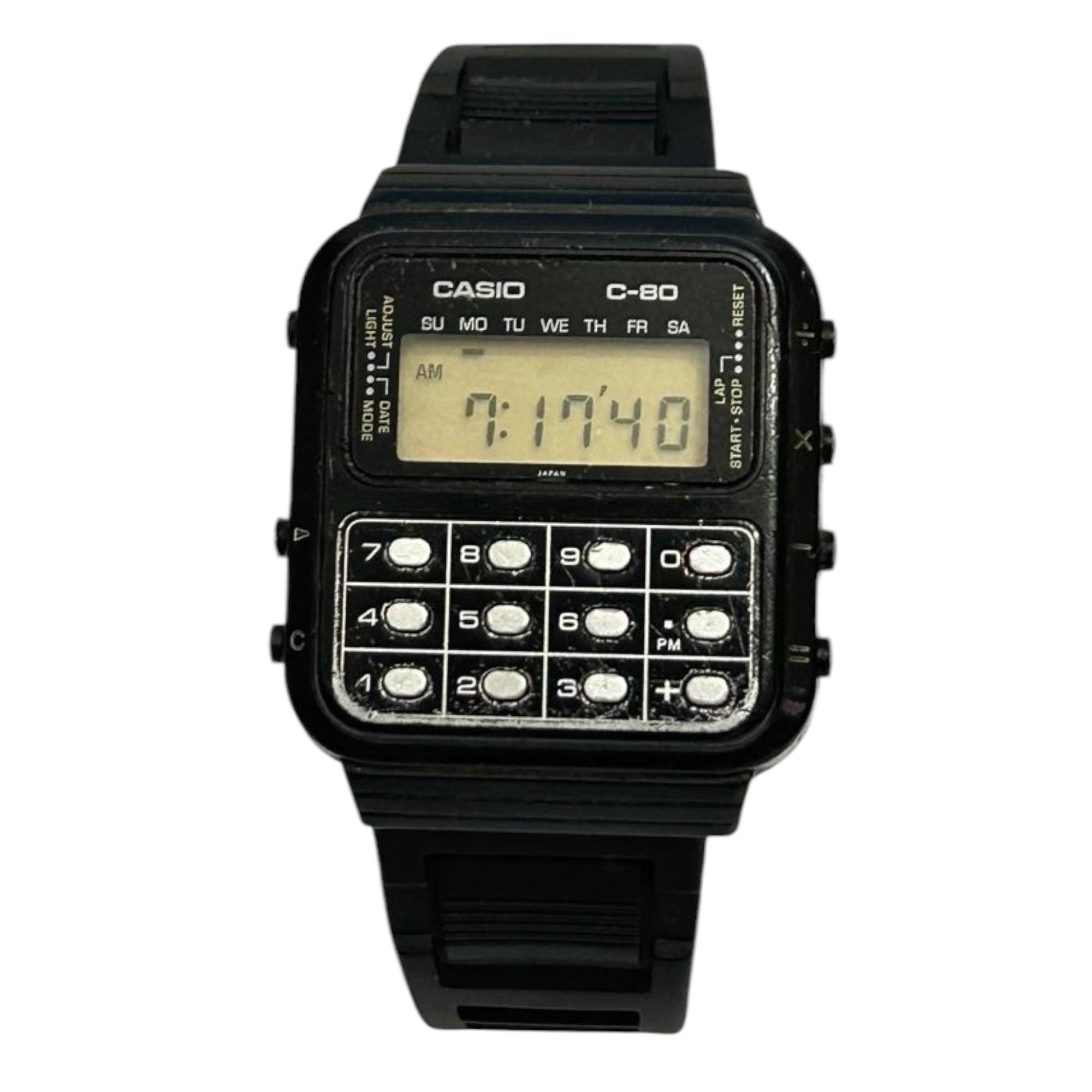 Vintage Casio C-80 Calculator/ Watch Module 133 Graphing