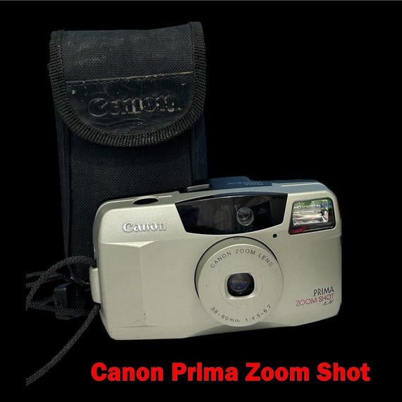 Vintage Canon Prima Zoom Shot, Film Camera, Film, Camera, Canon