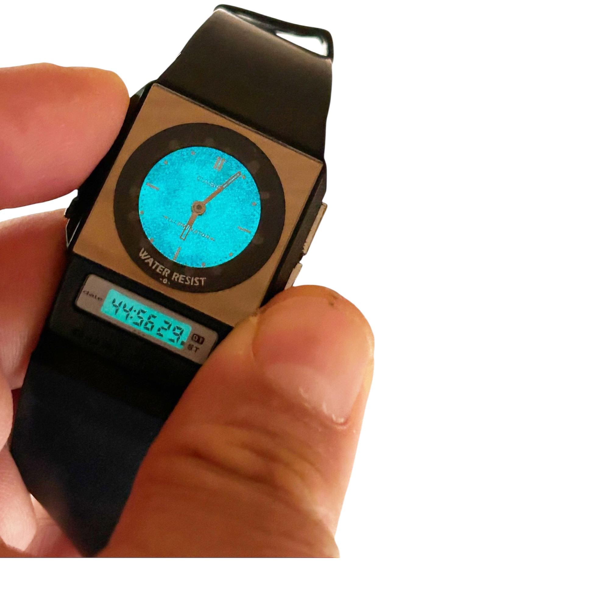 Vintage Casio Dual Time FS-01 Watch Very RARE Collectibles / From