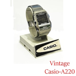 Casio A-220, casio, 1980s, casio wrist watch, synth, vintage, gliding, calculator, keyboard, geek, casio watch strap, citizen, gshock
