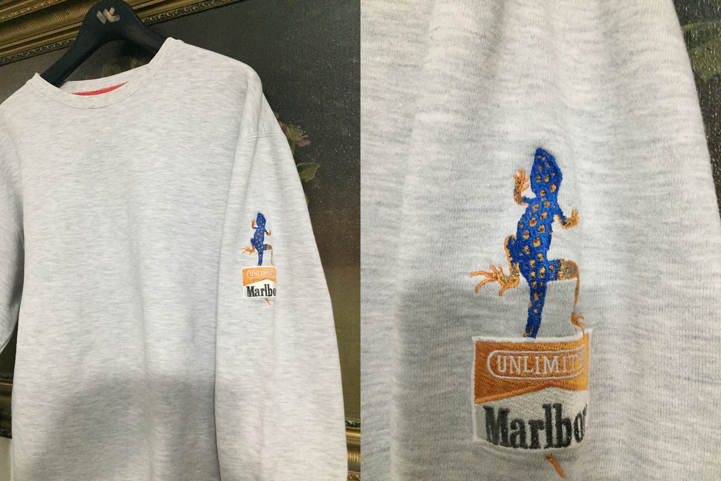 Vintage Marlboro Sweatshirt XL Oversized 90s Grey Adventure Team Jumper  R28601 - Etsy