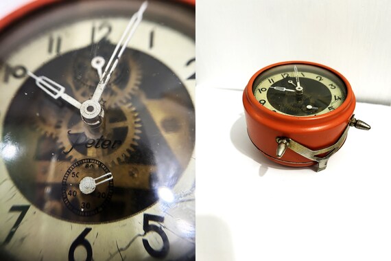 Design Vintage Retrò - Da Tavolo Con Numeri Grandi Orologio A Fogli Mobili