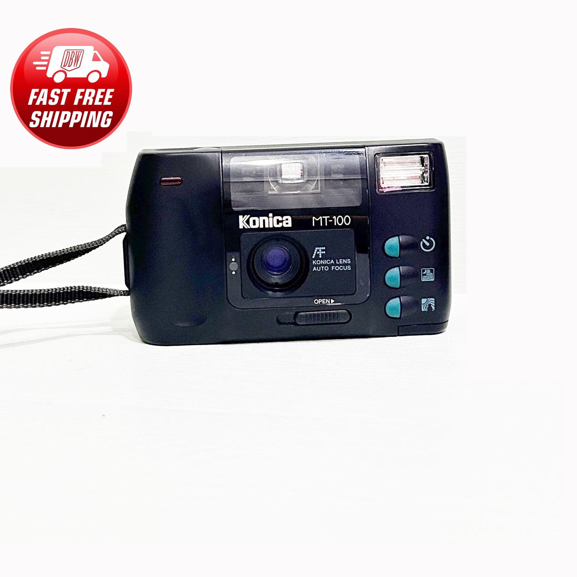 Konica MT-100 Vintage Compact Camera/ 35 Mm Analog Camera/ Very