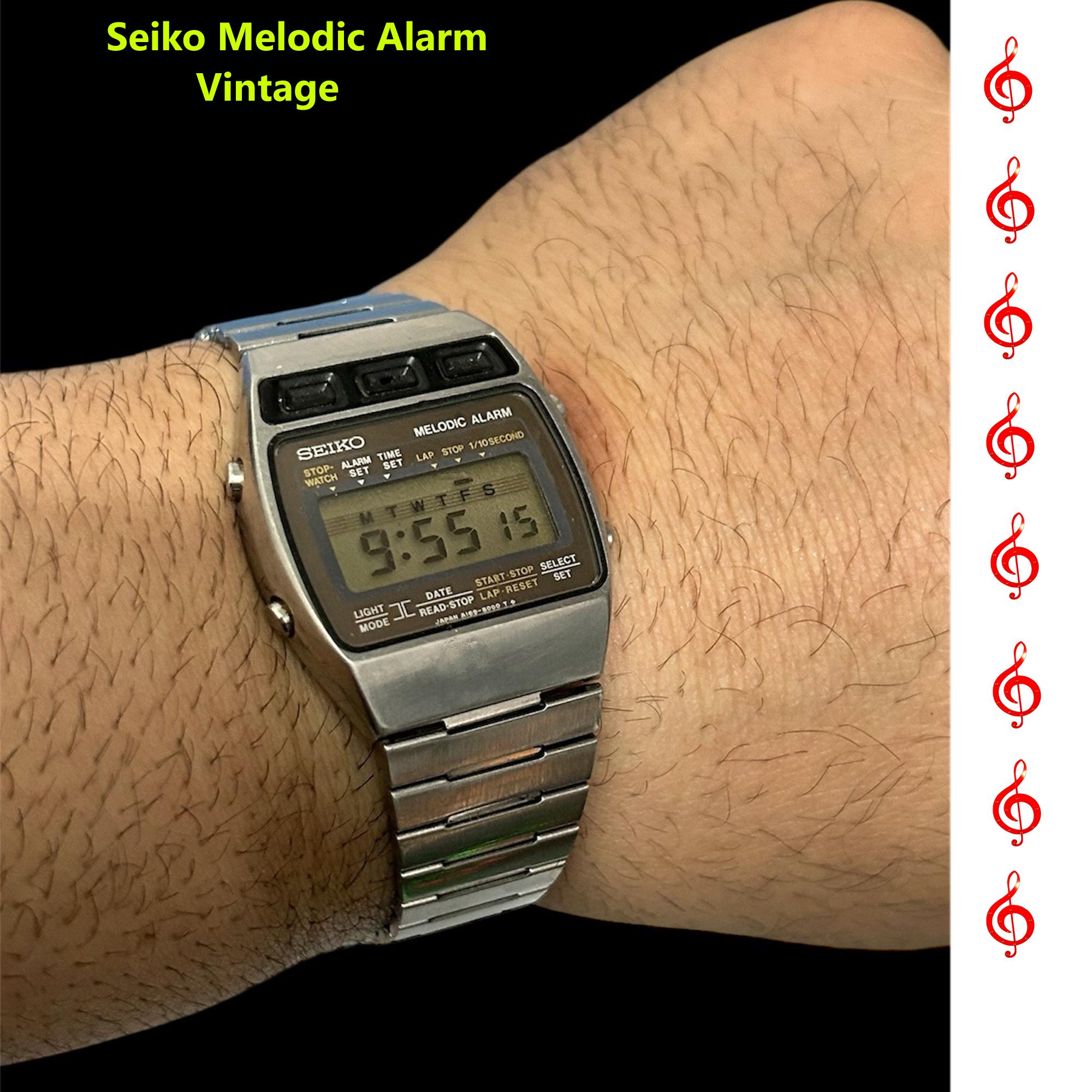 希少なヴィンテージセイコーA169-5000メロディックアラーム液晶