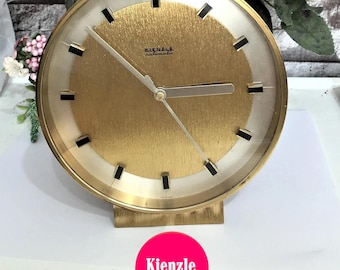 Kienzle Messing Tischuhr/1960s Vintage Tischuhr/ Deutsche Uhr