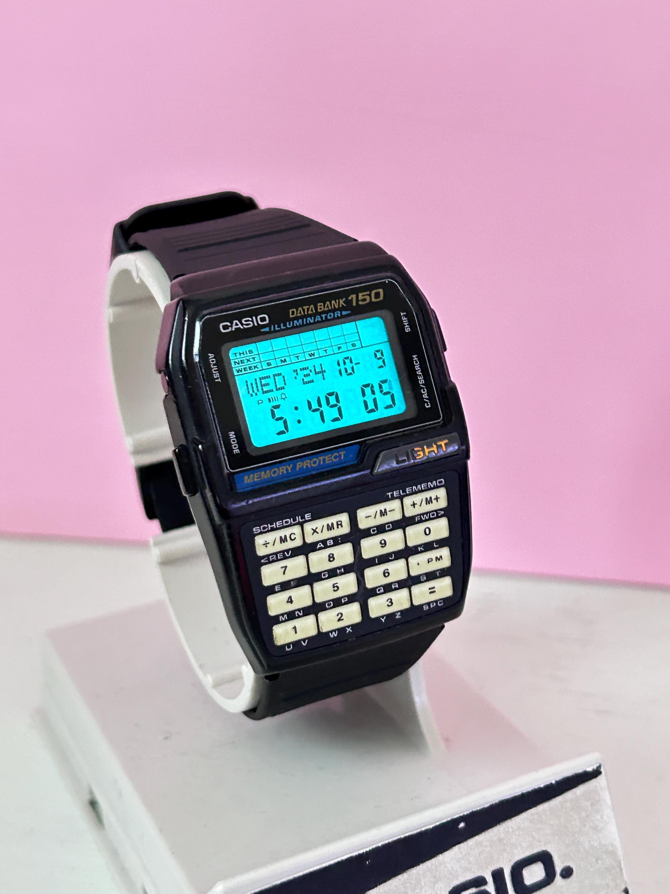 casio カシオ DATA BANK TELEMEMO150 DB-1500 Vintage Casio Databank Db-1500/ From Japan/ Very Good