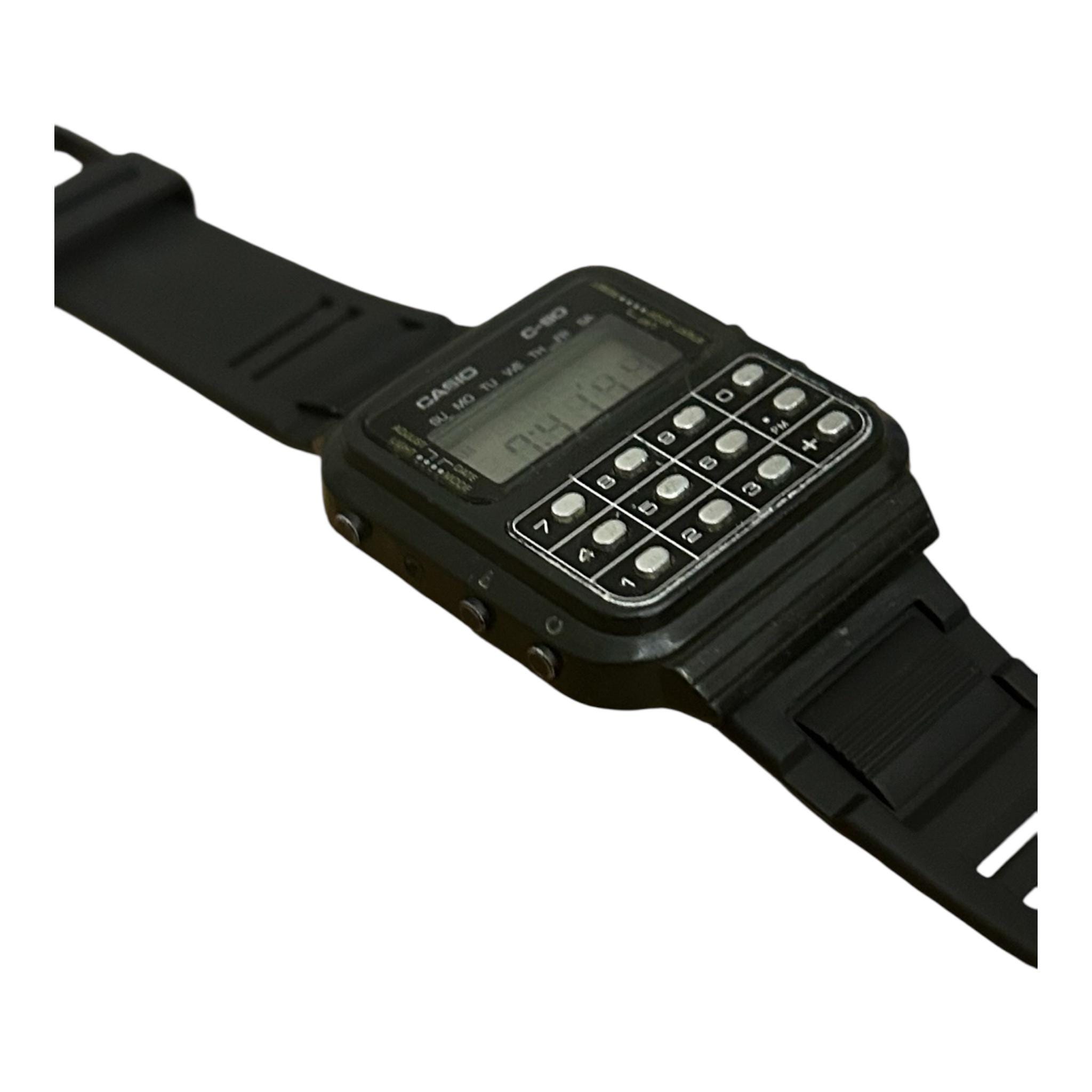 Vintage Casio C-80 Calculator Watch Module 133, Retro Japan Made