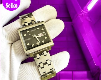 Vintage Seiko 5 Automatic, seiko 5 watches, seiko 5 sport, seiko 5 watches for men,japan, retro, vintage, mens watch TV CASE