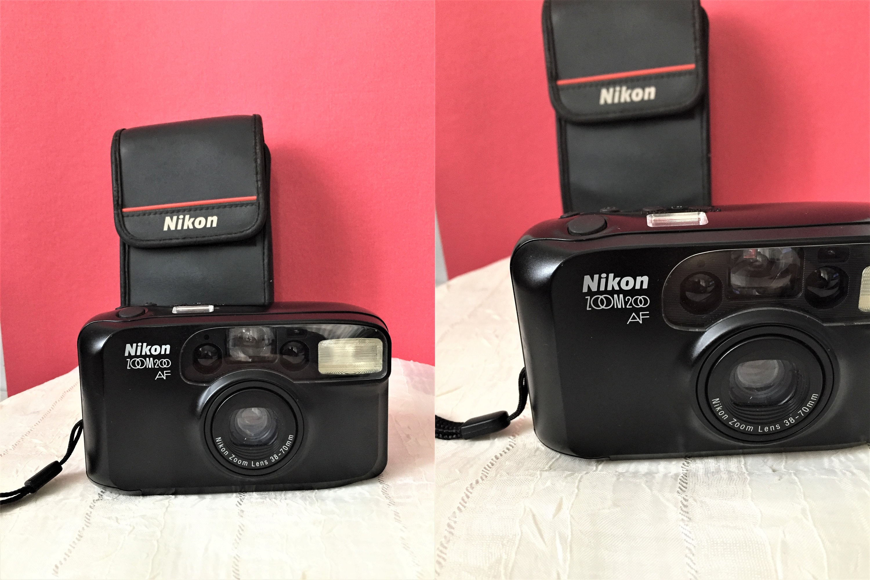 Nikon AD FUJI multi2000op フィルムカメラ 2台セット Vintage Nikon Zoom 200 AF 35mm Point and Shoot Film Camera