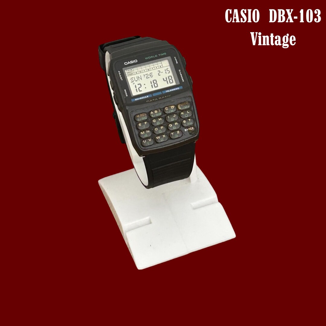 Collectible Vintage Casio DBX-103/ Digital Calculator Data Bank