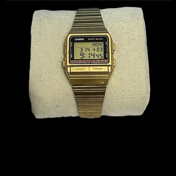 Rare Color Db-520 Vintage Casio Data Bank Telememo 50/ Watch Model
